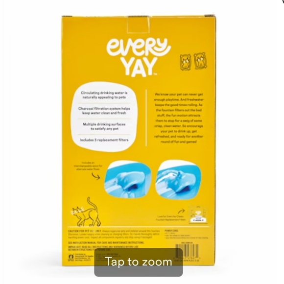 🐈‍⬛BUY 2 GET 1 FREE EveryYay Get Fresh Waterfall Classic Pet Fountain - Picture 3 of 16